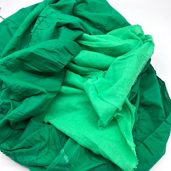 Cottagecore Long Skirt Emerald Green - Picture 6 of 8